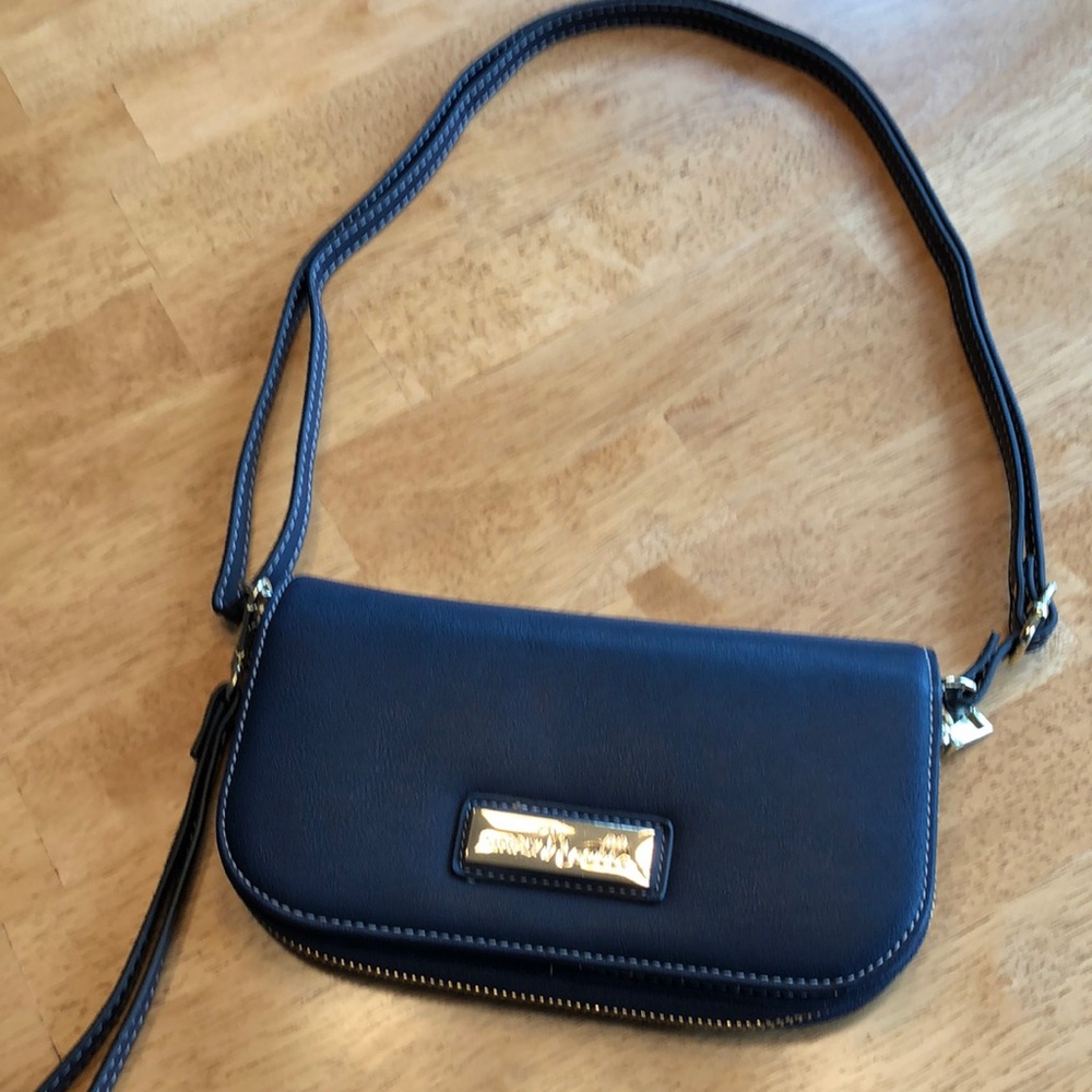 Navy clutch or cross body